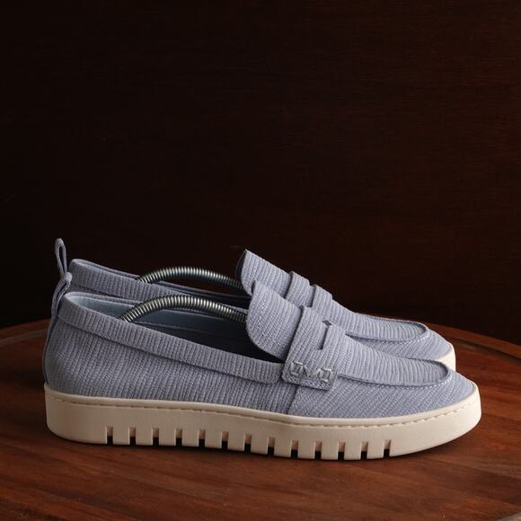 Vionic Shoes - Vionic Loafers Womens SZ 9 Blue Uptown Penny Slip On Suede Comfort Casual Shoes